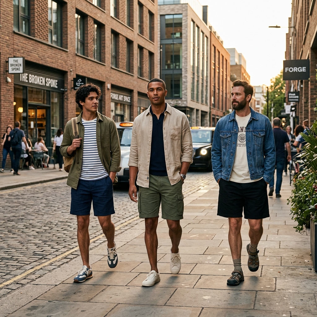 25 casual shorts outfit ideas for men: practical styling from fabric to fit