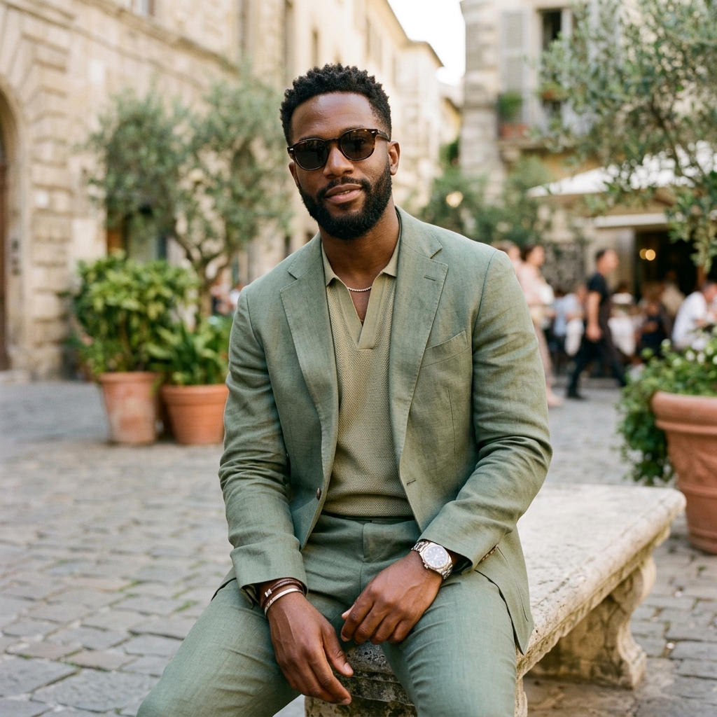 30 green monochromatic outfit ideas for men this summer: a practical guide to wearing one color