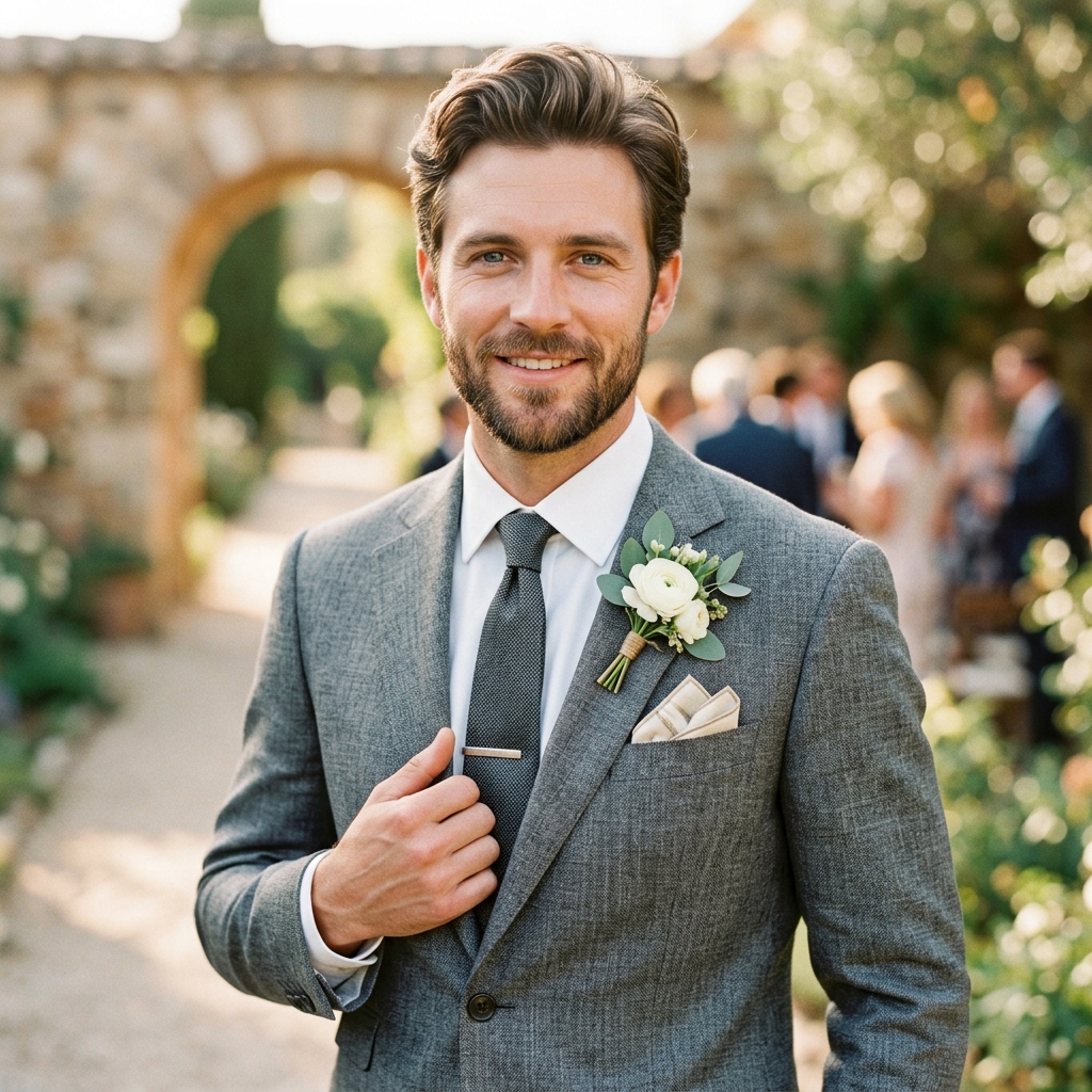 30 grey wedding attire ideas for men: Cut, fabric, and execution guide